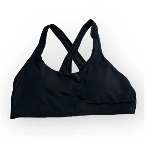 Andie Swim The Caledonia Top Women's Large Black Cross Back New with Tags - Picture 3 of 9